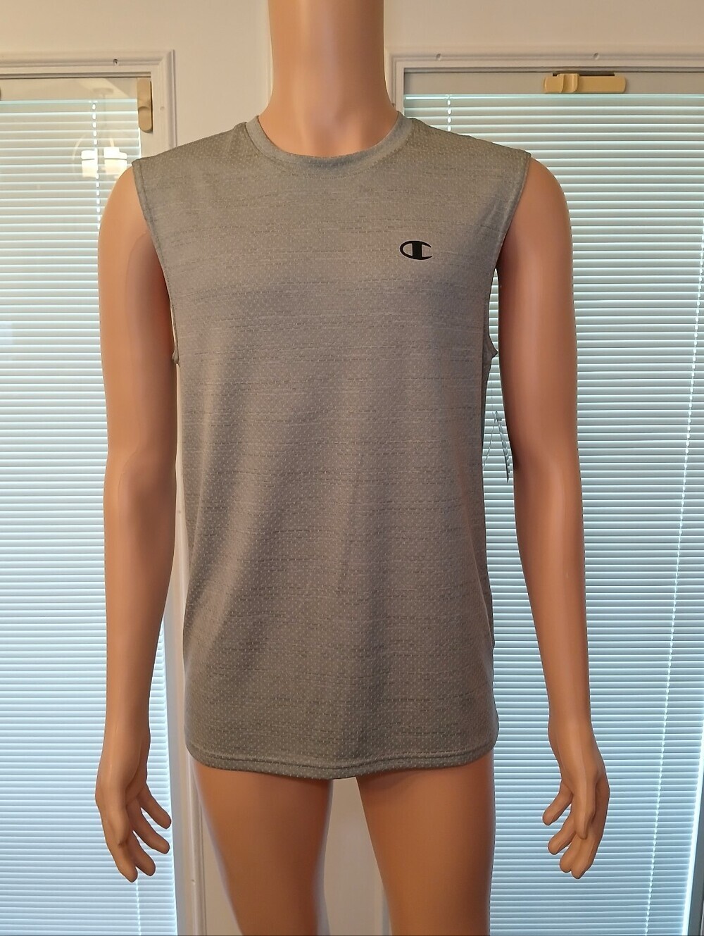 Champion Men’s Light Gray Sleeveless Performance Tank